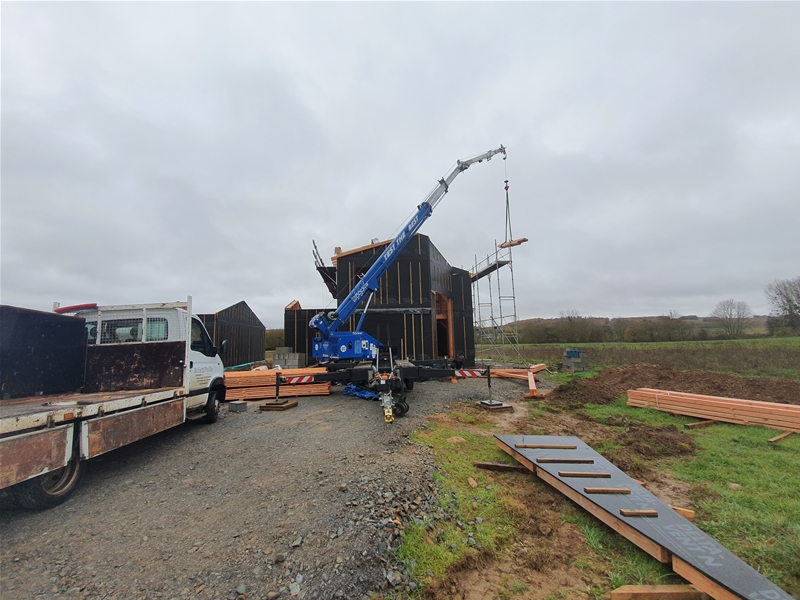 Maison ossature bois à Bonnes (86)
